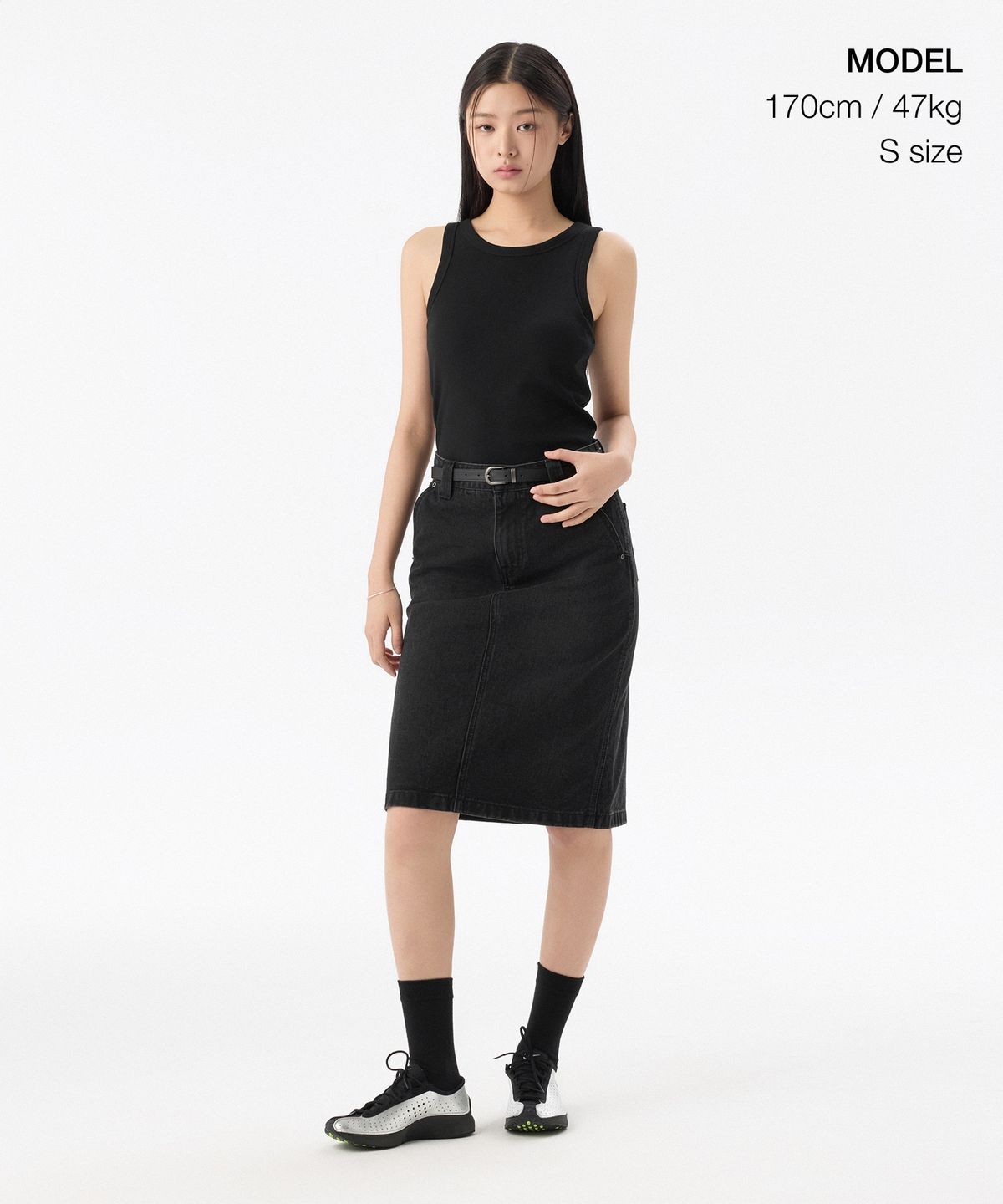 무신사 스탠다드 우먼(MUSINSA STANDARD WOMAN) 우먼즈 에센셜 브라 탱크탑 [블랙]