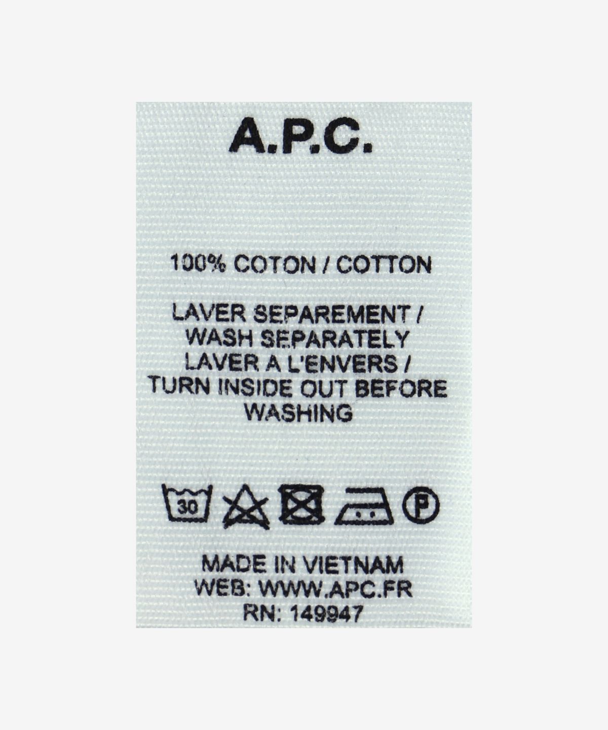 아페쎄(A.P.C.) 뉴 세일러 데님 팬츠 - 워시드인디고 / COHTDF09131IAL