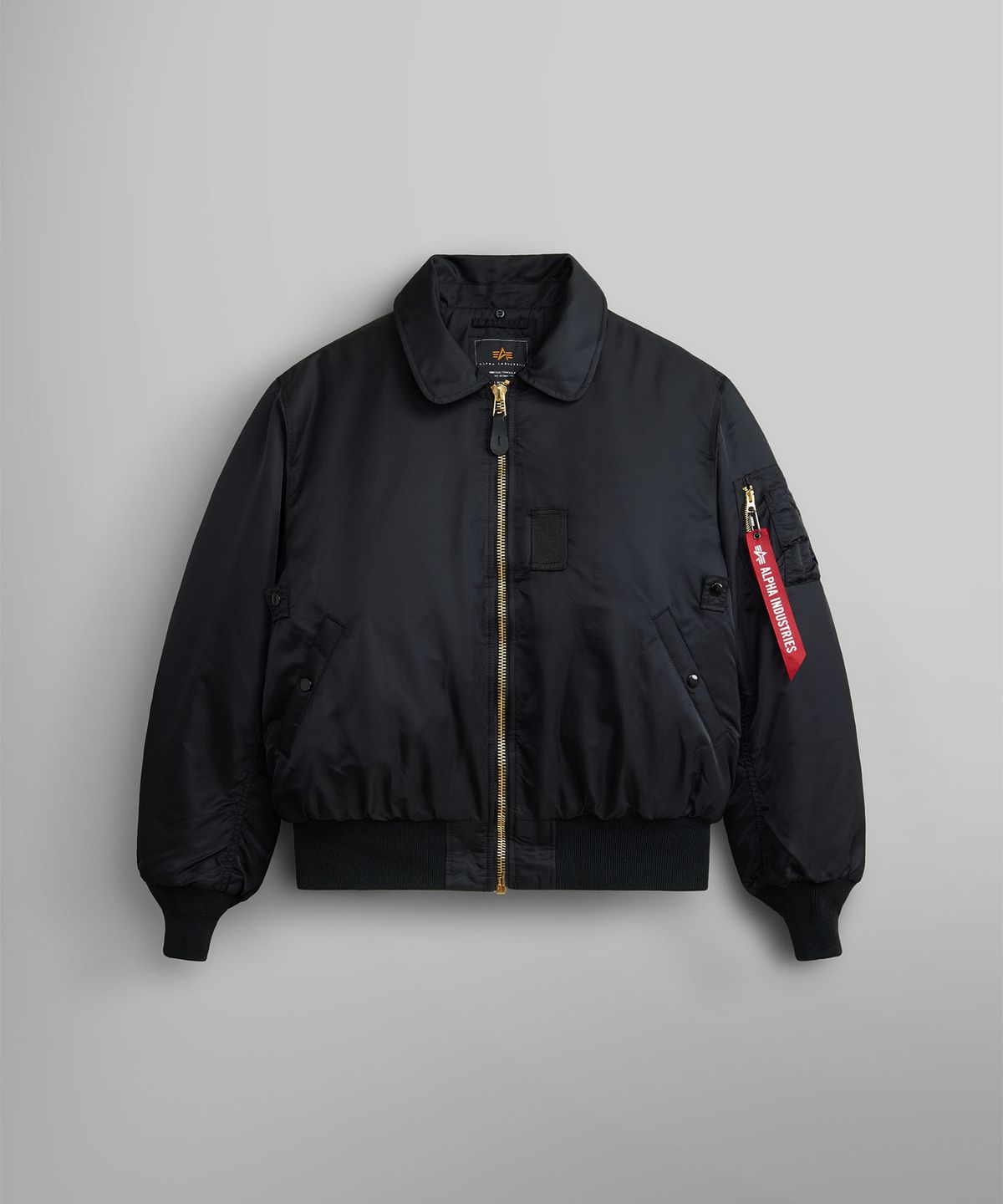알파 인더스트리(ALPHA INDUSTRIES) B-15 플라이트 자켓 블랙