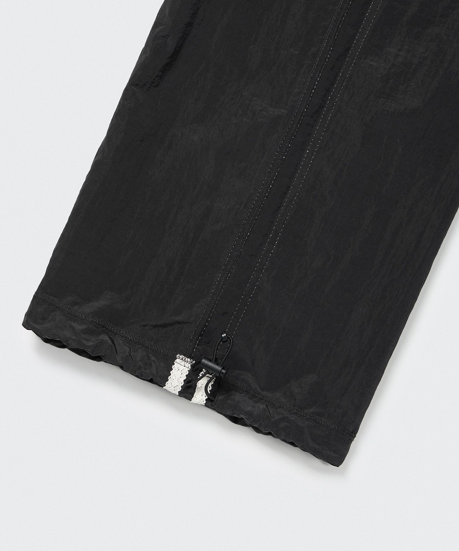 MUSINSA STANDARD ■ Women's Nylon Wide Lace Track Pants MUSINSA | MUSINSA STANDARD WOMAN Women's Nylon Wide Lace