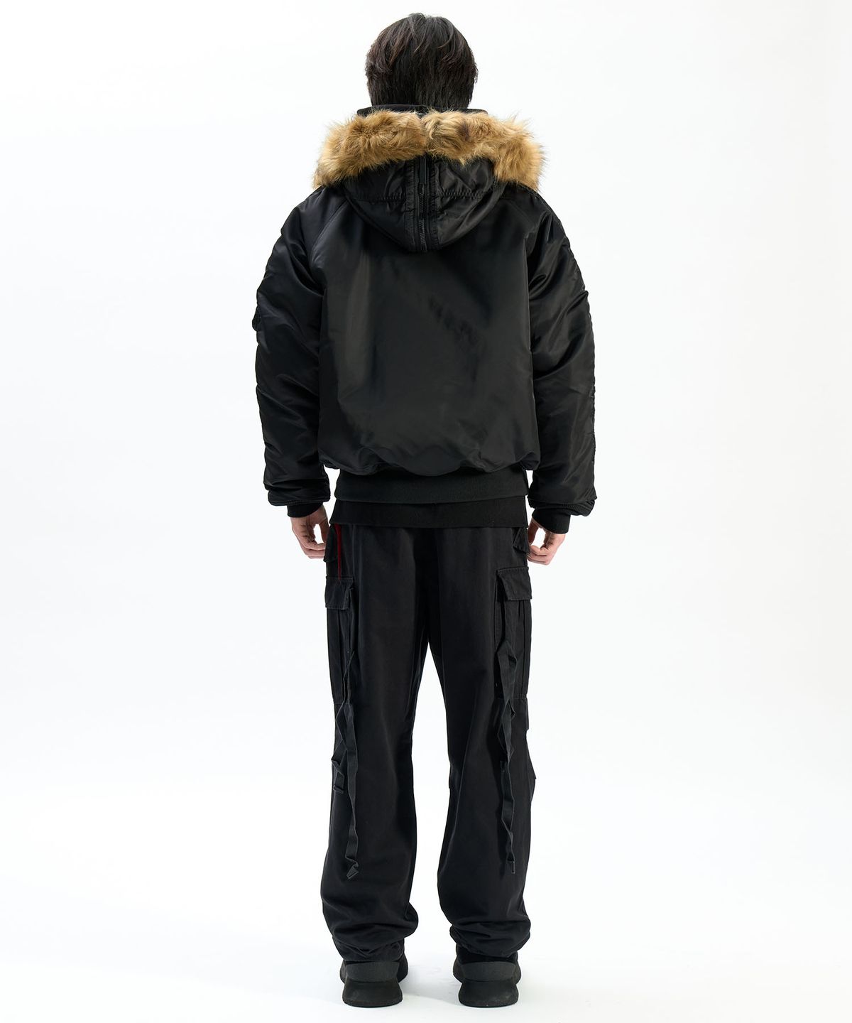 알파 인더스트리(ALPHA INDUSTRIES) N-2B 헤리티지 핏 파카 블랙
