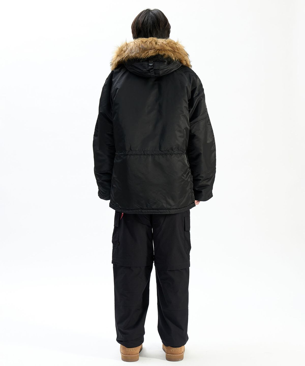 알파 인더스트리(ALPHA INDUSTRIES) N-3B 파카 블랙