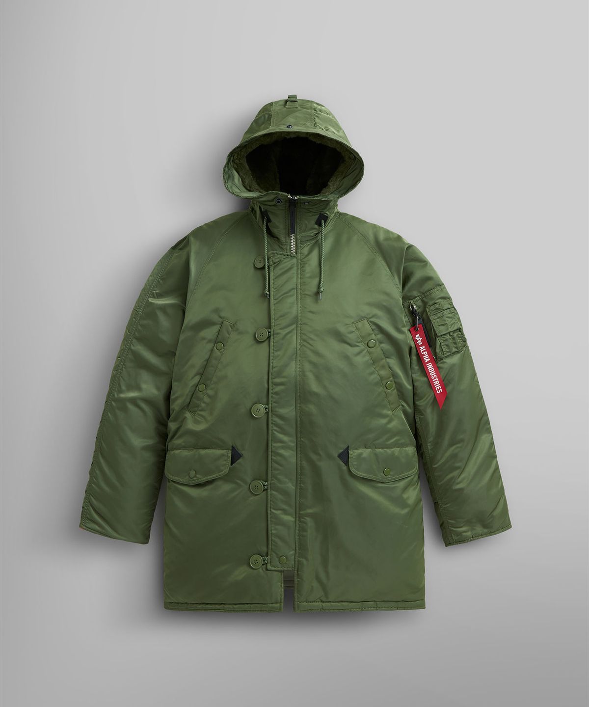 알파 인더스트리(ALPHA INDUSTRIES) N-3B 파카 세이지
