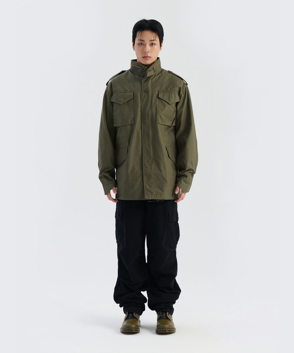 알파 인더스트리(ALPHA INDUSTRIES) M-65 필드 코트 올리브