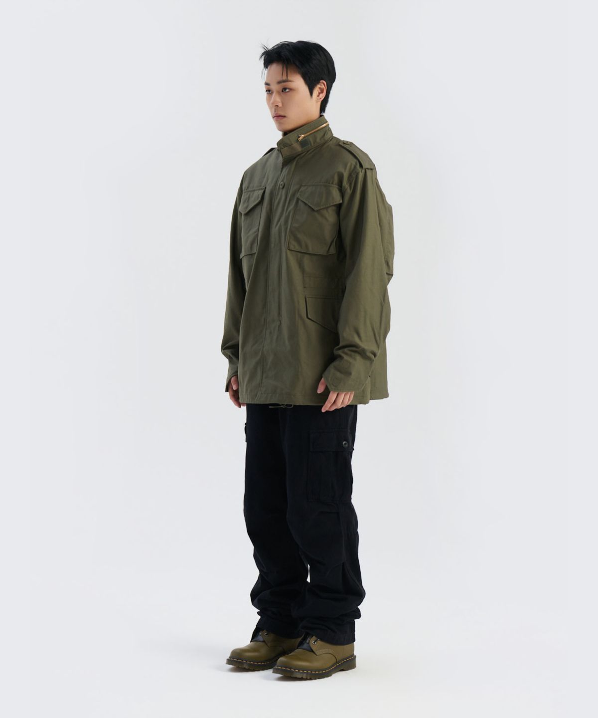 알파 인더스트리(ALPHA INDUSTRIES) M-65 필드 코트 올리브