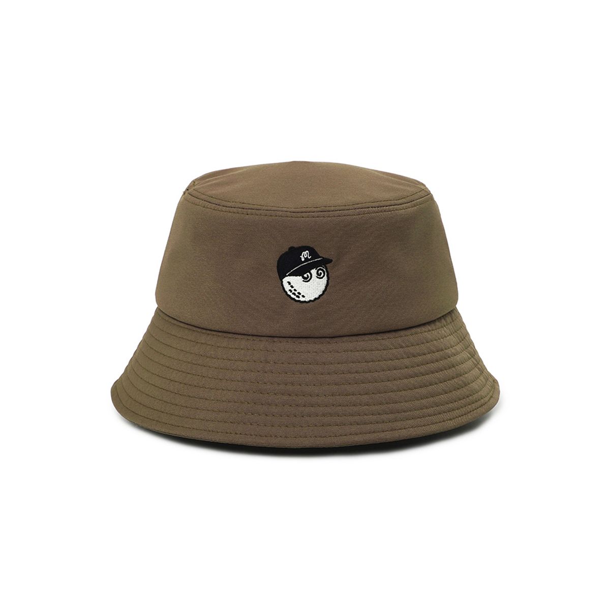 말본 골프(MALBON GOLF) 빅 스크립트 버킷햇 BEIGE
