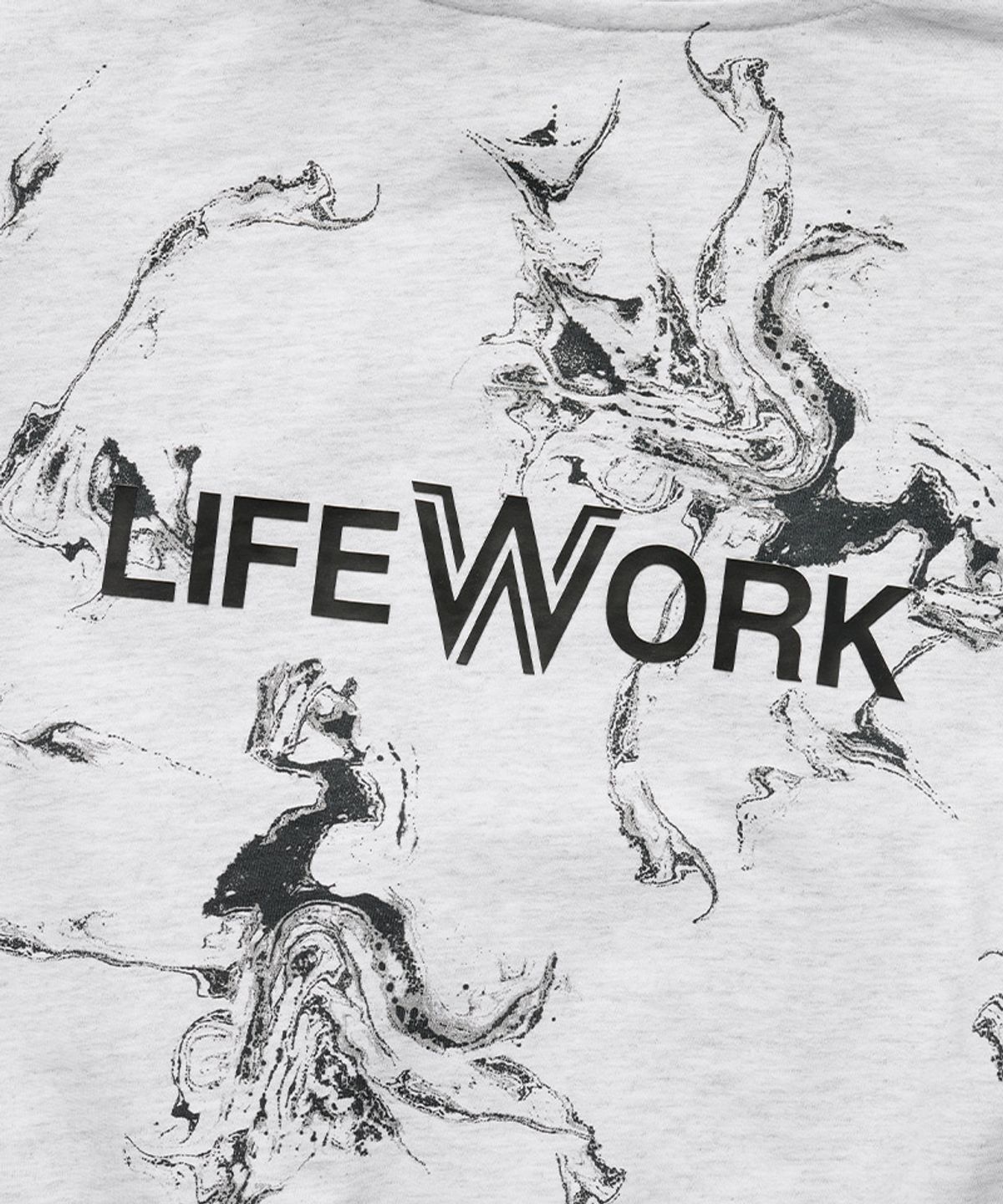 라이프워크 키즈(LIFEWORK KIDS) 키즈) 오일링 마블 후드 맨투맨