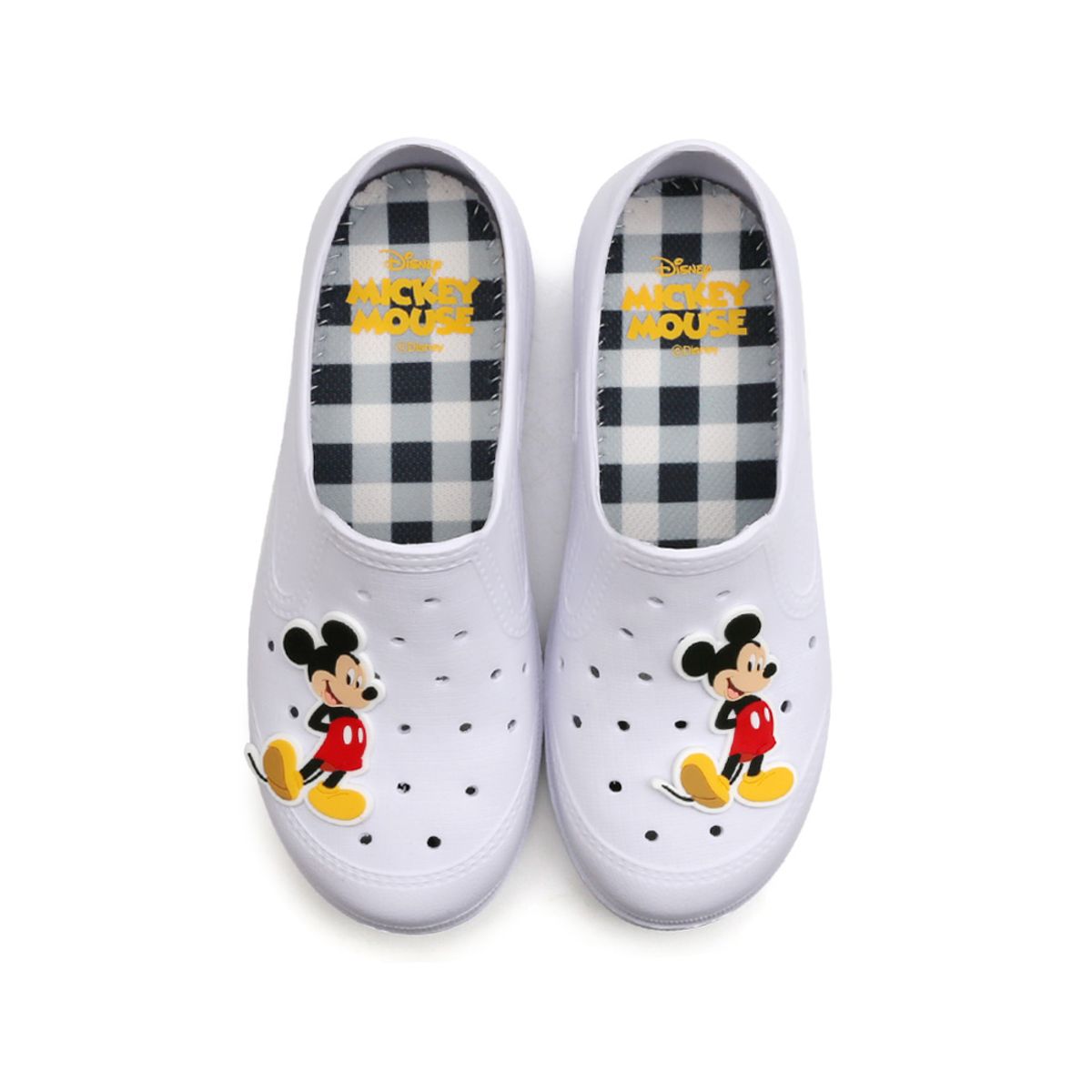디즈니 키즈(DISNEY KIDS) 미키마우스 큐트 체크 실내화