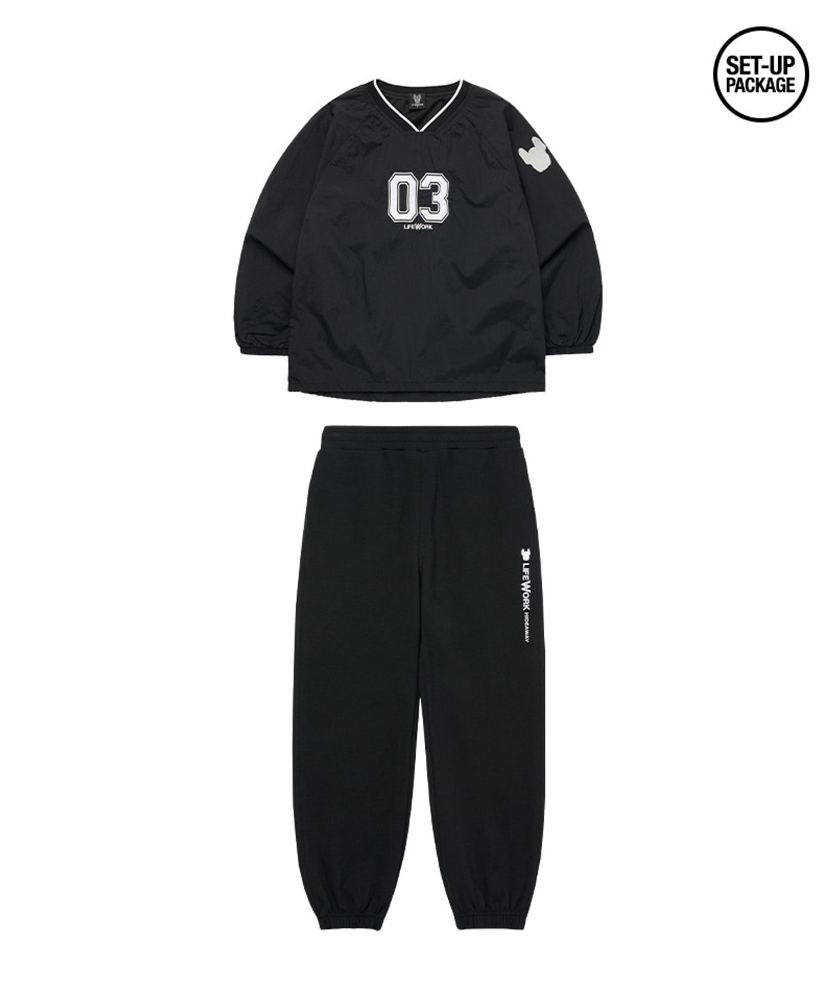 라이프워크 키즈(LIFEWORK KIDS) 키즈) 넘버링 원마일 셋업