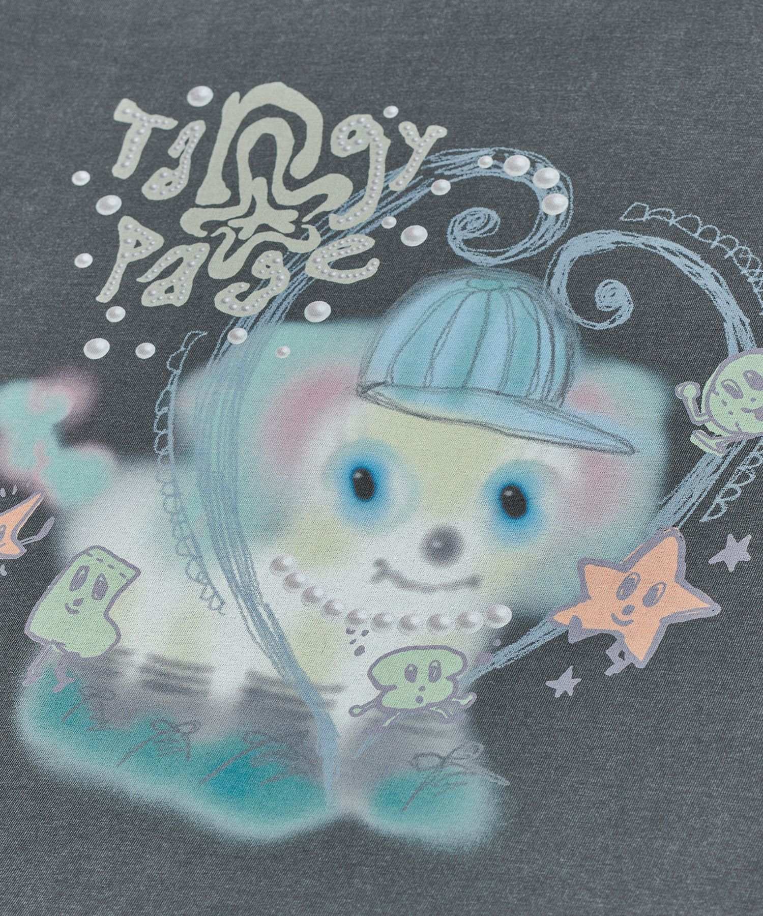 TYPESERVICE ♥ Tangy Page Washed Top / 追跡付 MUSINSA公式 | TYPESERVICE Tangy Page Washed Top [Charcoal]