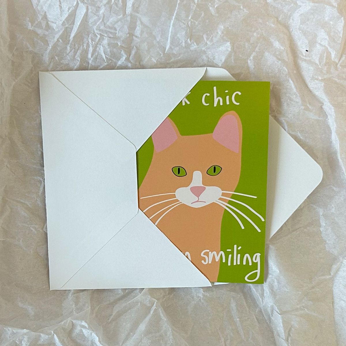 콩주편지(KONGJUDESIGNS) 고양이 일러스트 카드