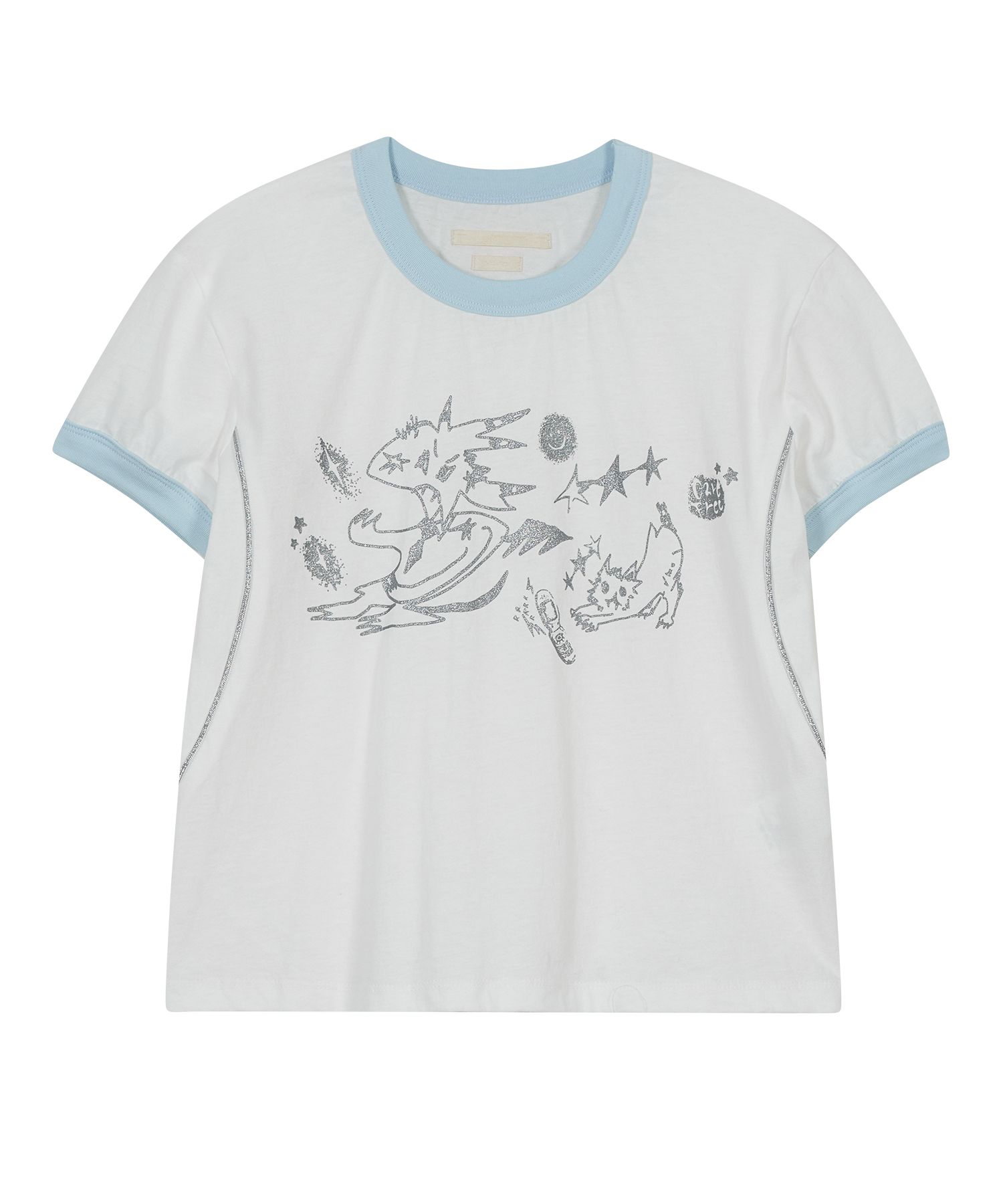 ◇typeservice◇ Glittered CareFree Top White MUSINSA | TYPESERVICE Glittered CareFree Top [White]
