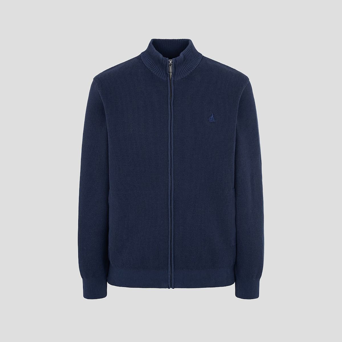 빈폴 멘(BEANPOLE MEN) 솔리드 풀집업 카디건  네이비 (BC525AC12R)