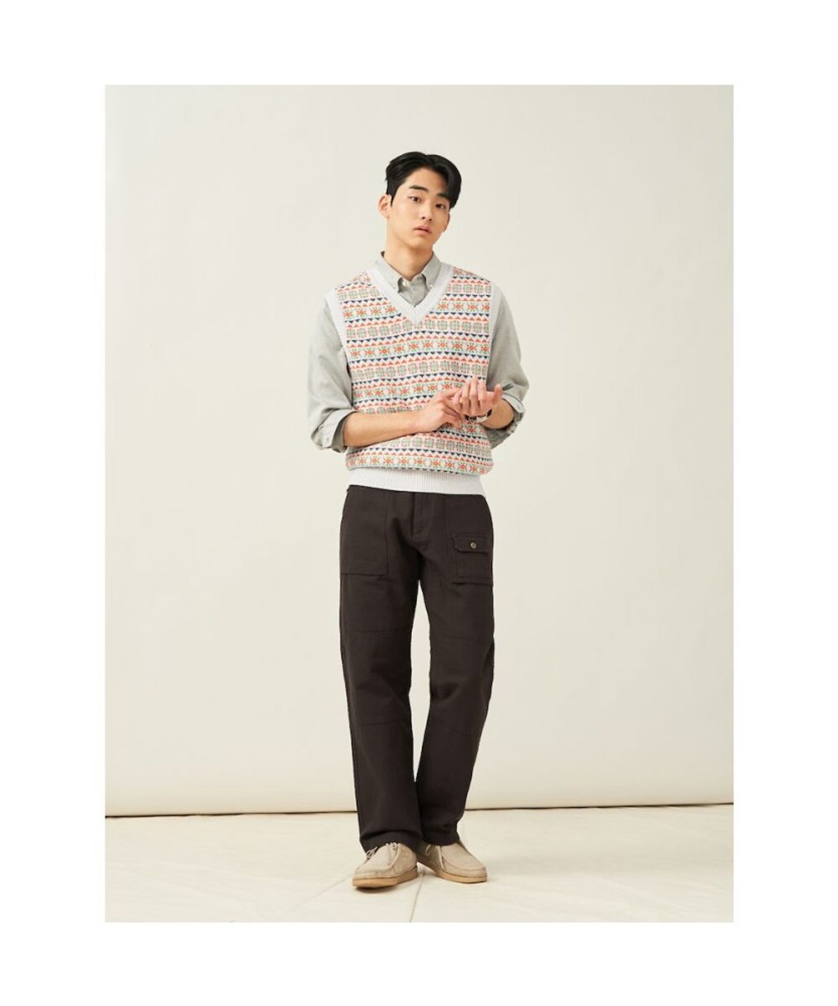 빈폴 멘(BEANPOLE MEN) 퍼티그 팬츠  브라운 (BC5221C33D)
