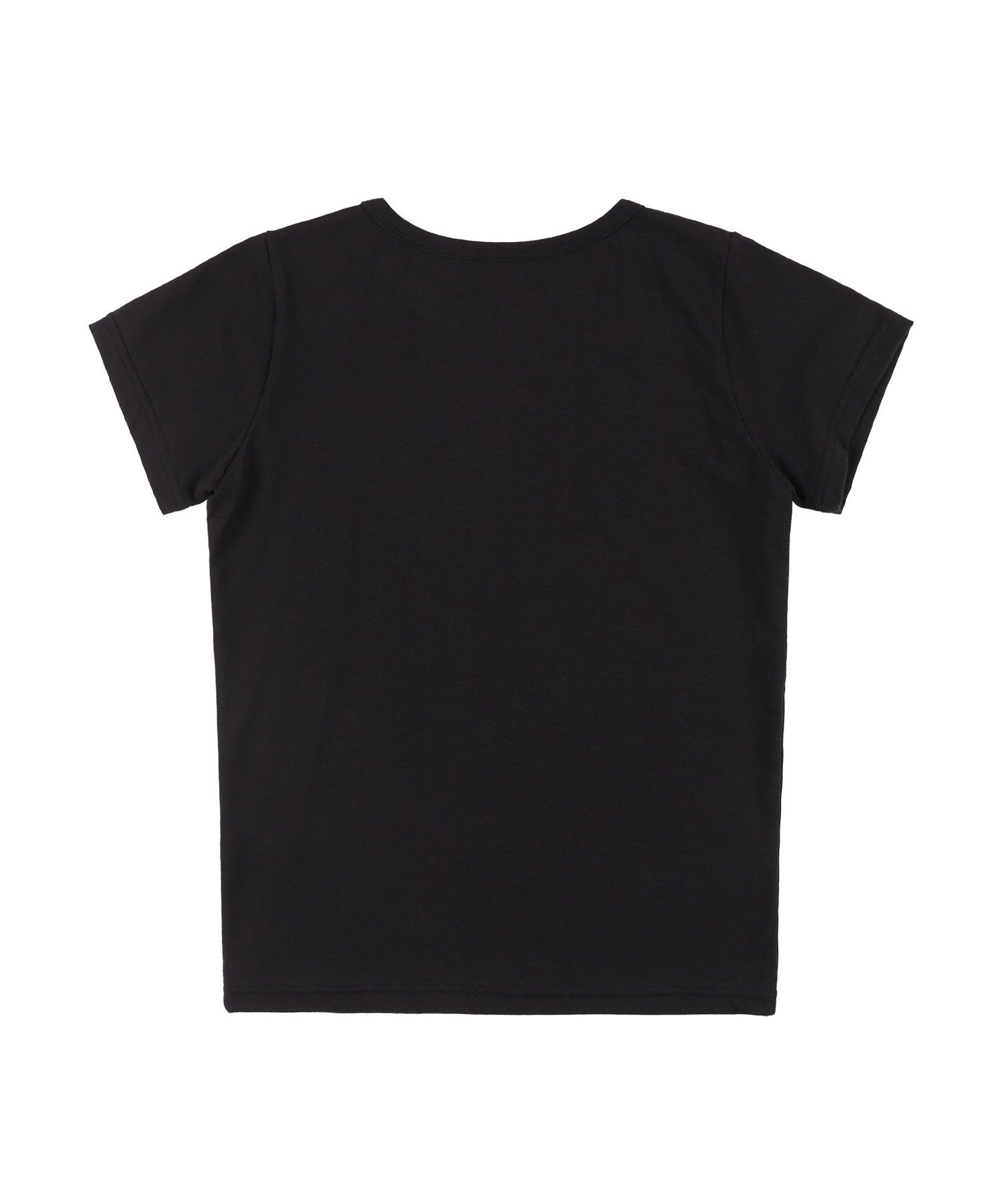 MUSINSA | FANCY CLUB Dual Charm Necklace Tee (BLACK) F25QB097