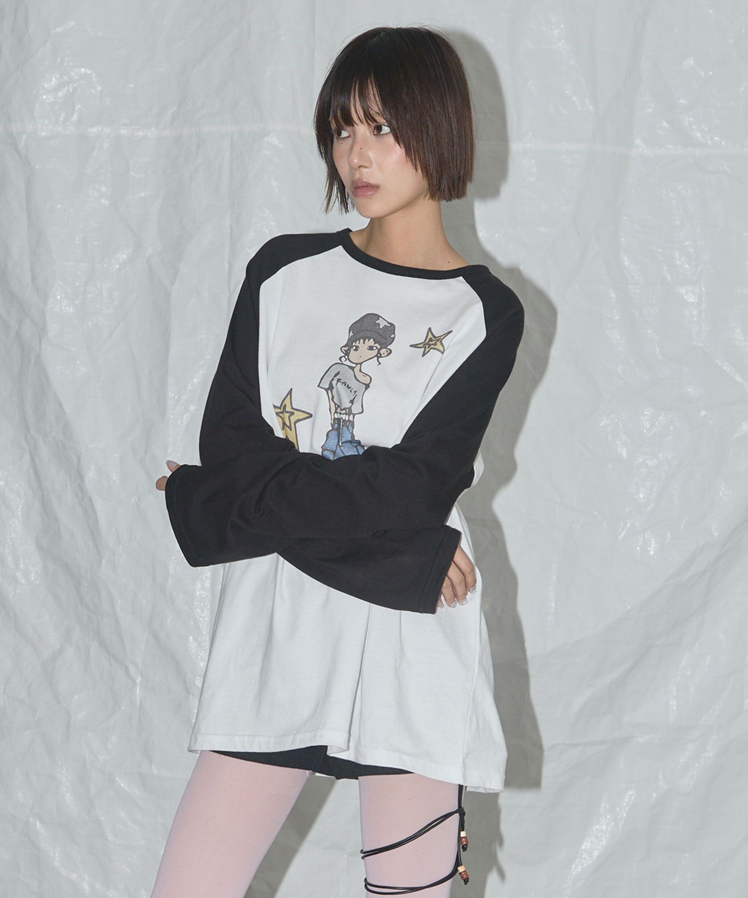 MUSINSA | FANCY CLUB Pony Star Long Sleeve (BLACK) F25QB095