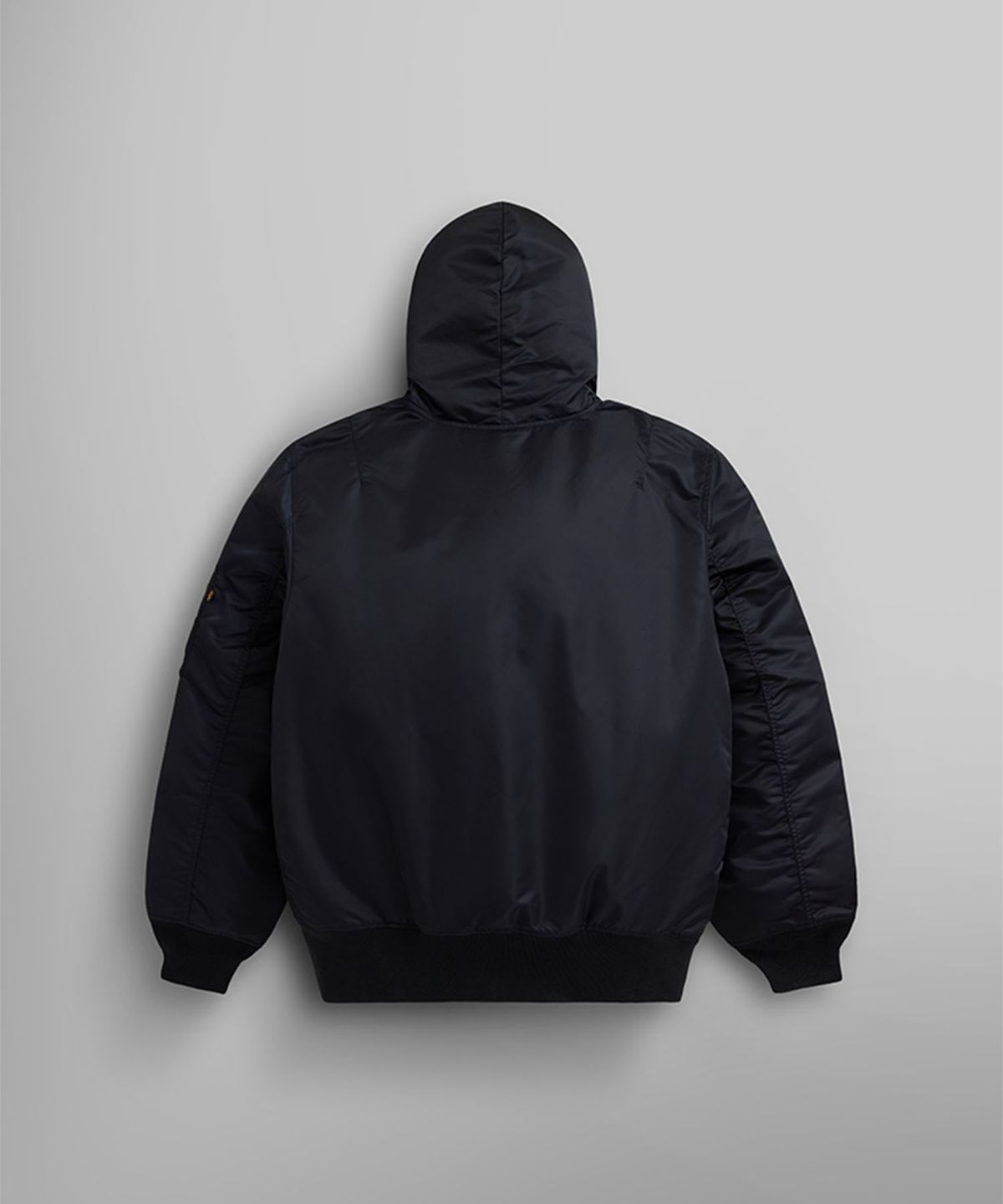알파 인더스트리(ALPHA INDUSTRIES) 풀 오버 후디드 MA-1 블랙