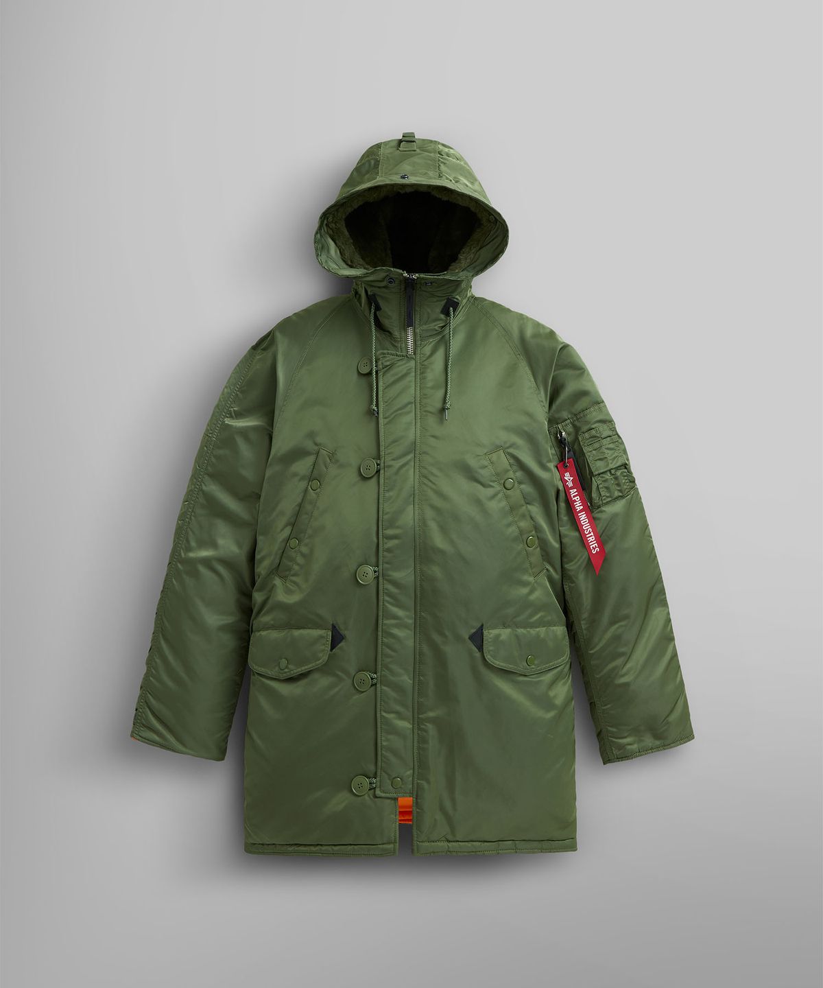 알파 인더스트리(ALPHA INDUSTRIES) 슬림 핏 N-3B 세이지