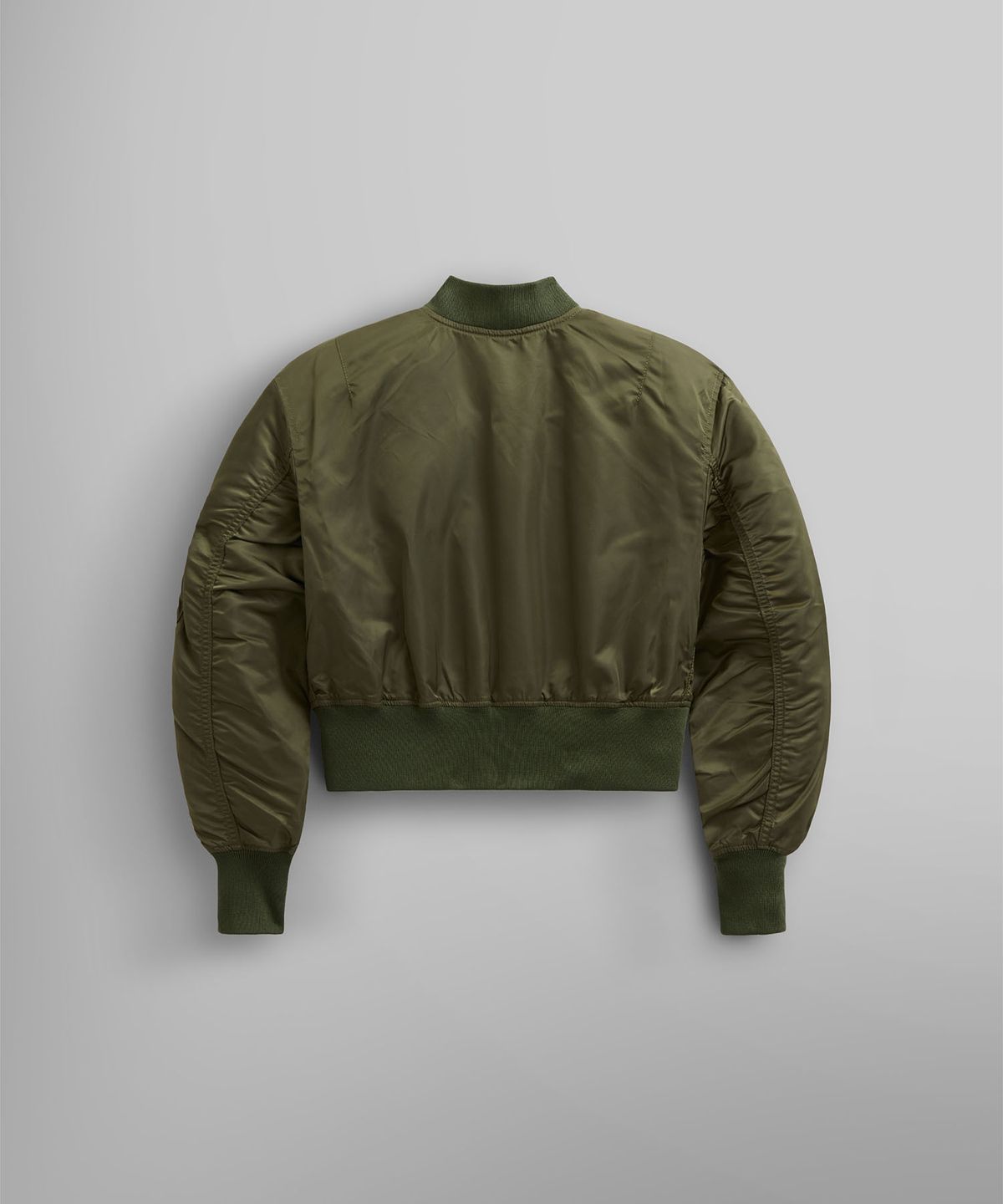 알파 인더스트리(ALPHA INDUSTRIES) L-2B 크롭 GEN II 플라이트 자켓 우먼 OG-107 그린