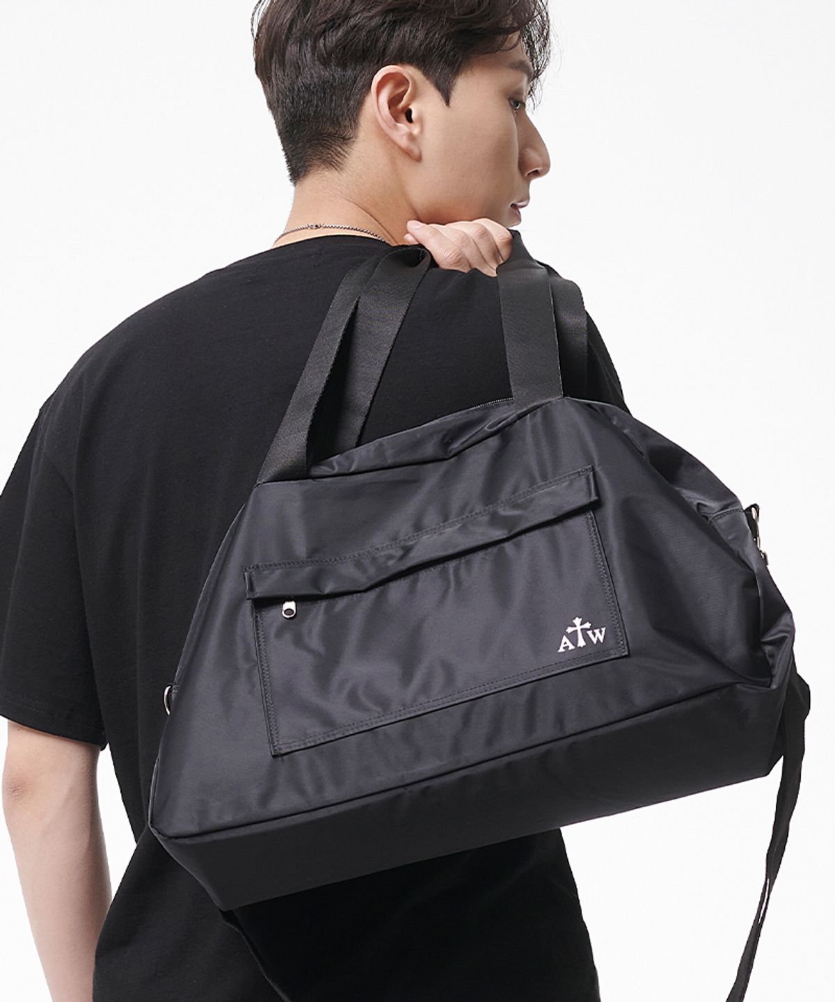 아티스트웨어(ARTISTWEAR) [ATW] 시그니처 로고 보스턴백