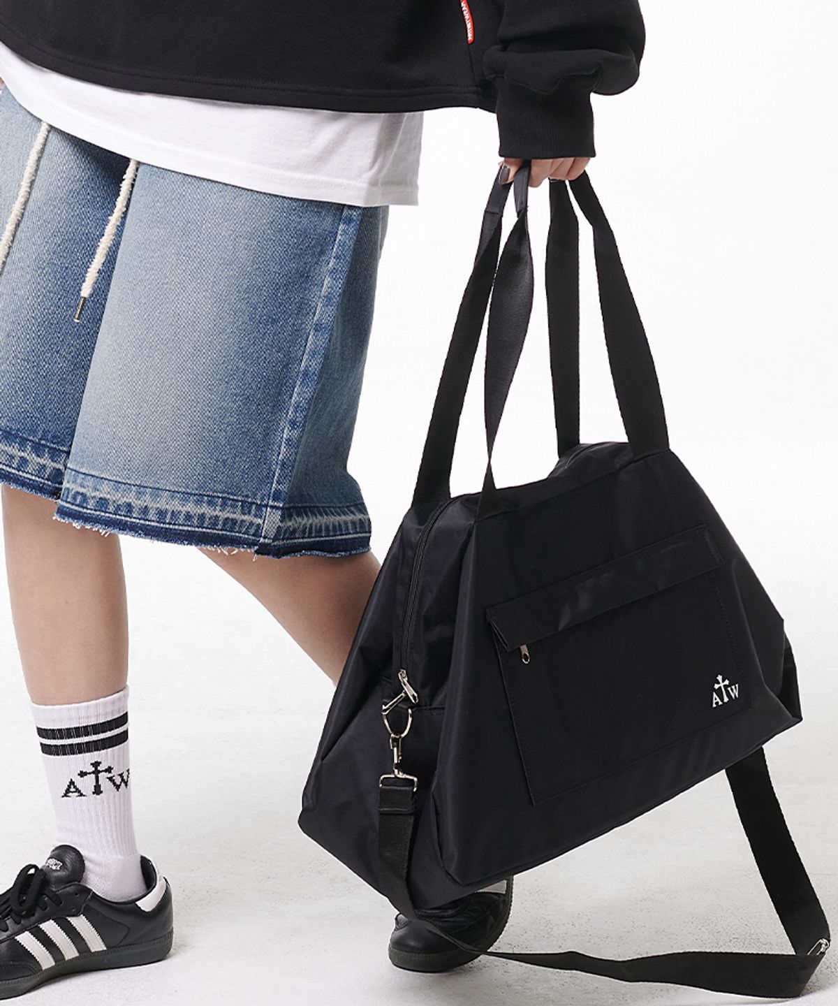 아티스트웨어(ARTISTWEAR) [ATW] 시그니처 로고 보스턴백