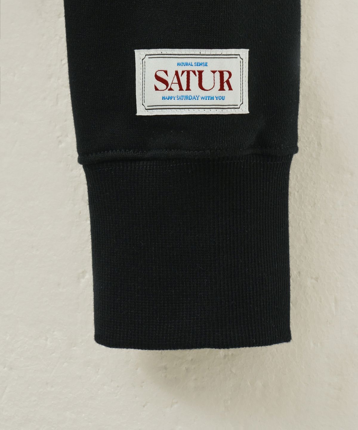 세터(SATUR) 아페로 포켓 후드 티셔츠 블랙