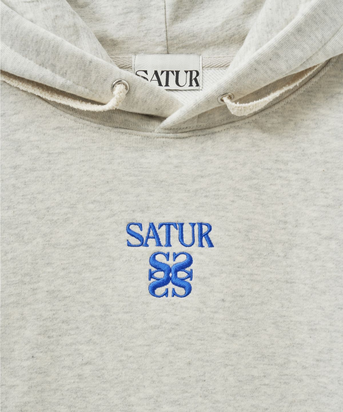세터(SATUR) 아페로 포켓 후드 티셔츠 오트밀