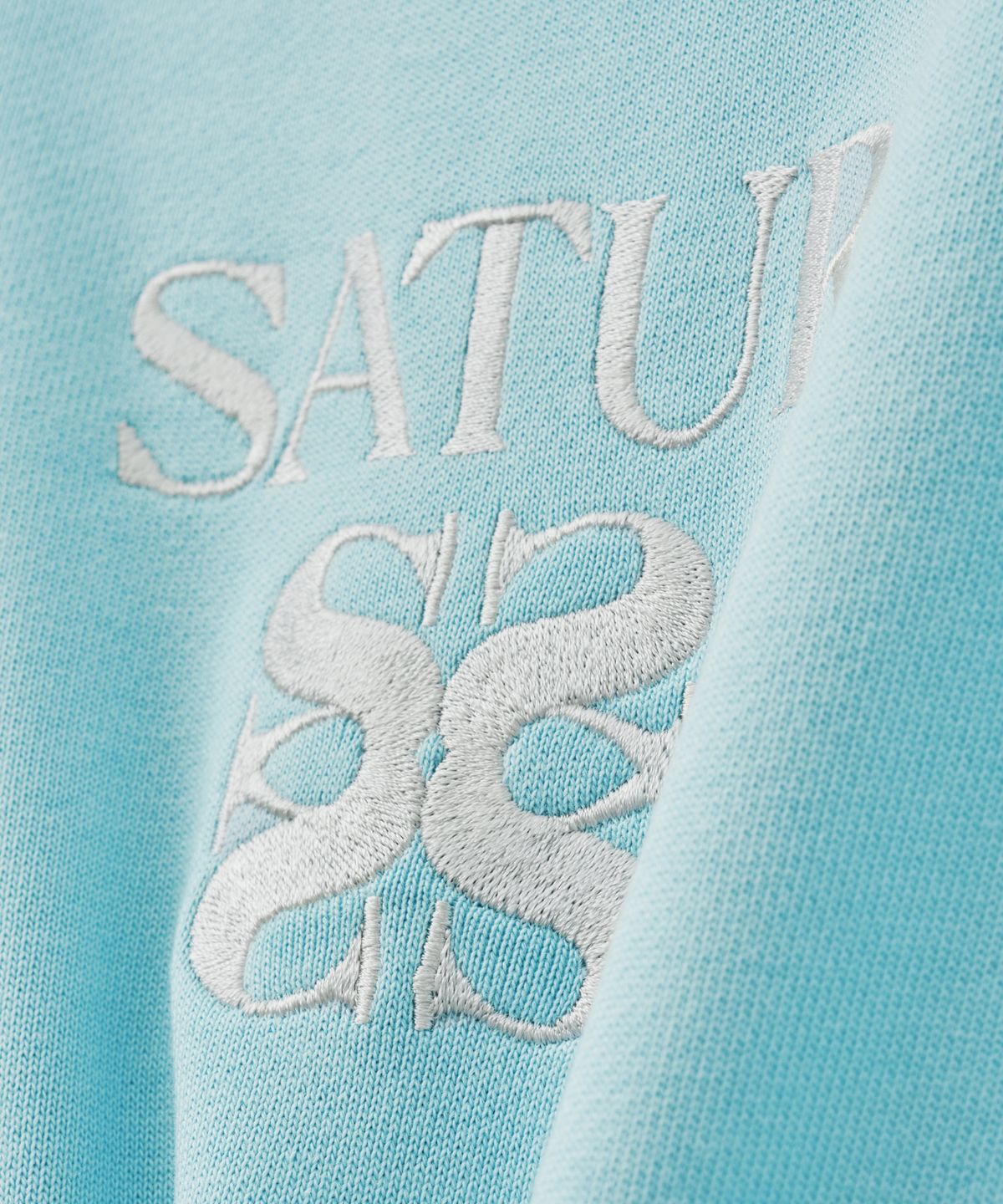 세터(SATUR) 아페로 포켓 후드 티셔츠 스카이 블루