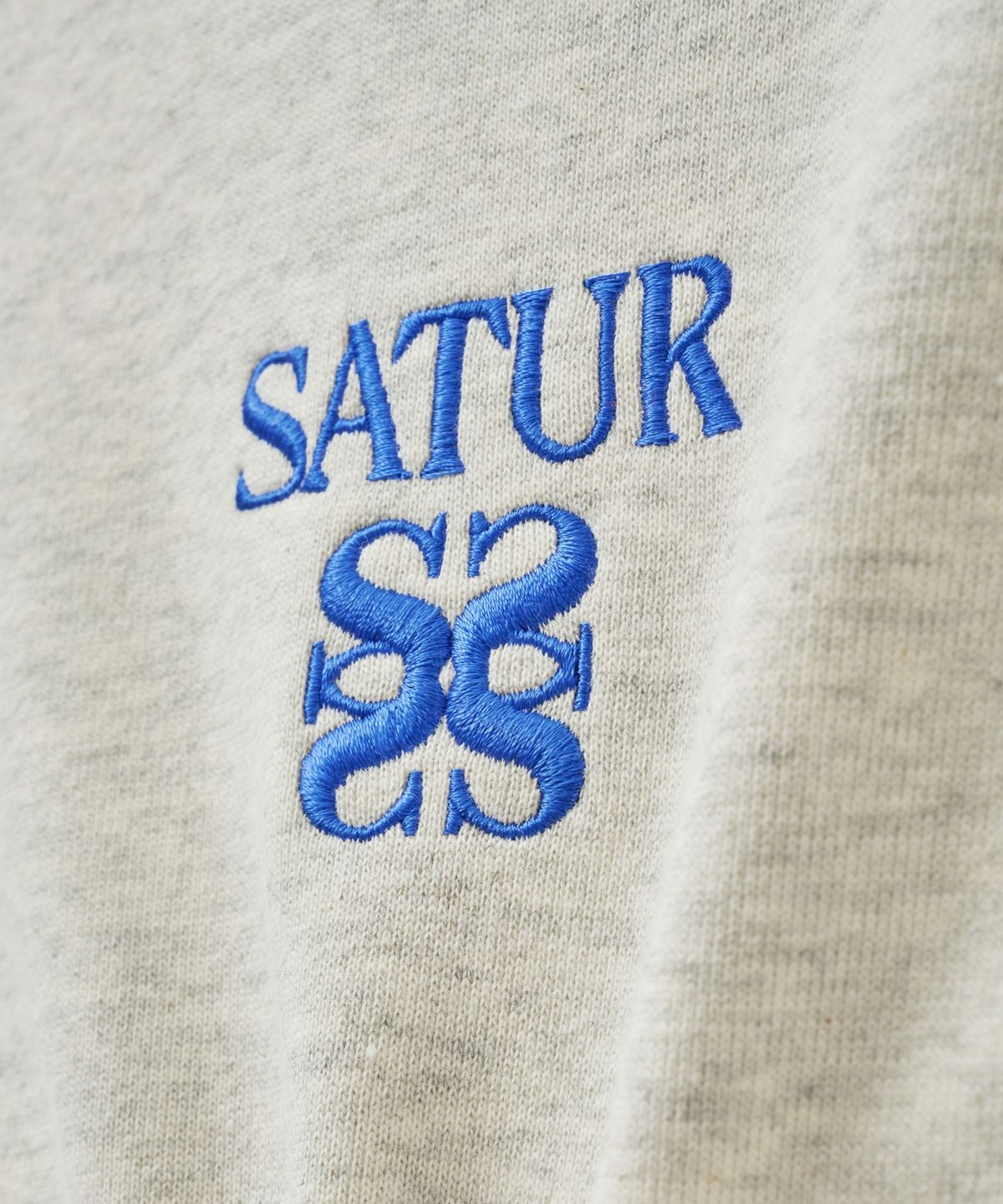 세터(SATUR) (W) 아페로 포켓 크롭 후드 티셔츠 오트밀