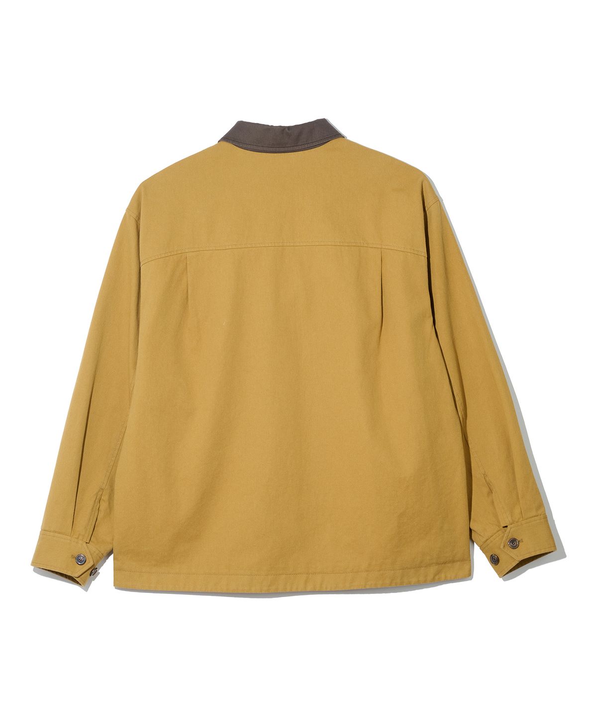 논타입(NONTYPE) WESTERN LAYERED WORK JACKET (MUSTARD)