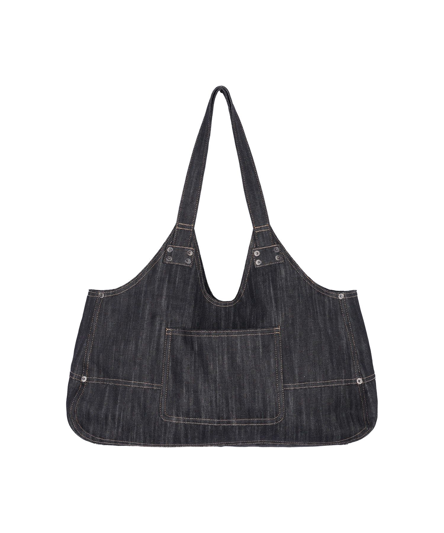 ☆fancy club☆ Big Pocket Denim Shoulder Bag BLACK F25QE991 MUSINSA | FANCY CLUB Big Pocket Denim Shoulder Bag (BLACK