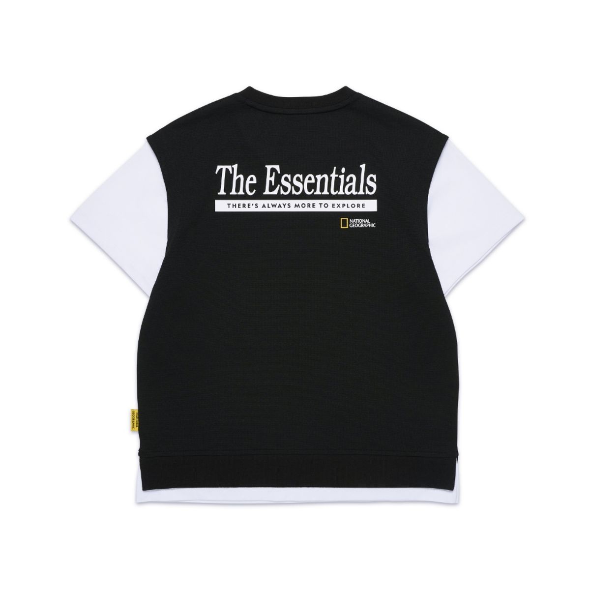 내셔널지오그래픽 키즈(NATIONAL GEOGRAPHIC KIDS) K252UPB920 컬러블럭 5부 상하 SET CARBONBLACK