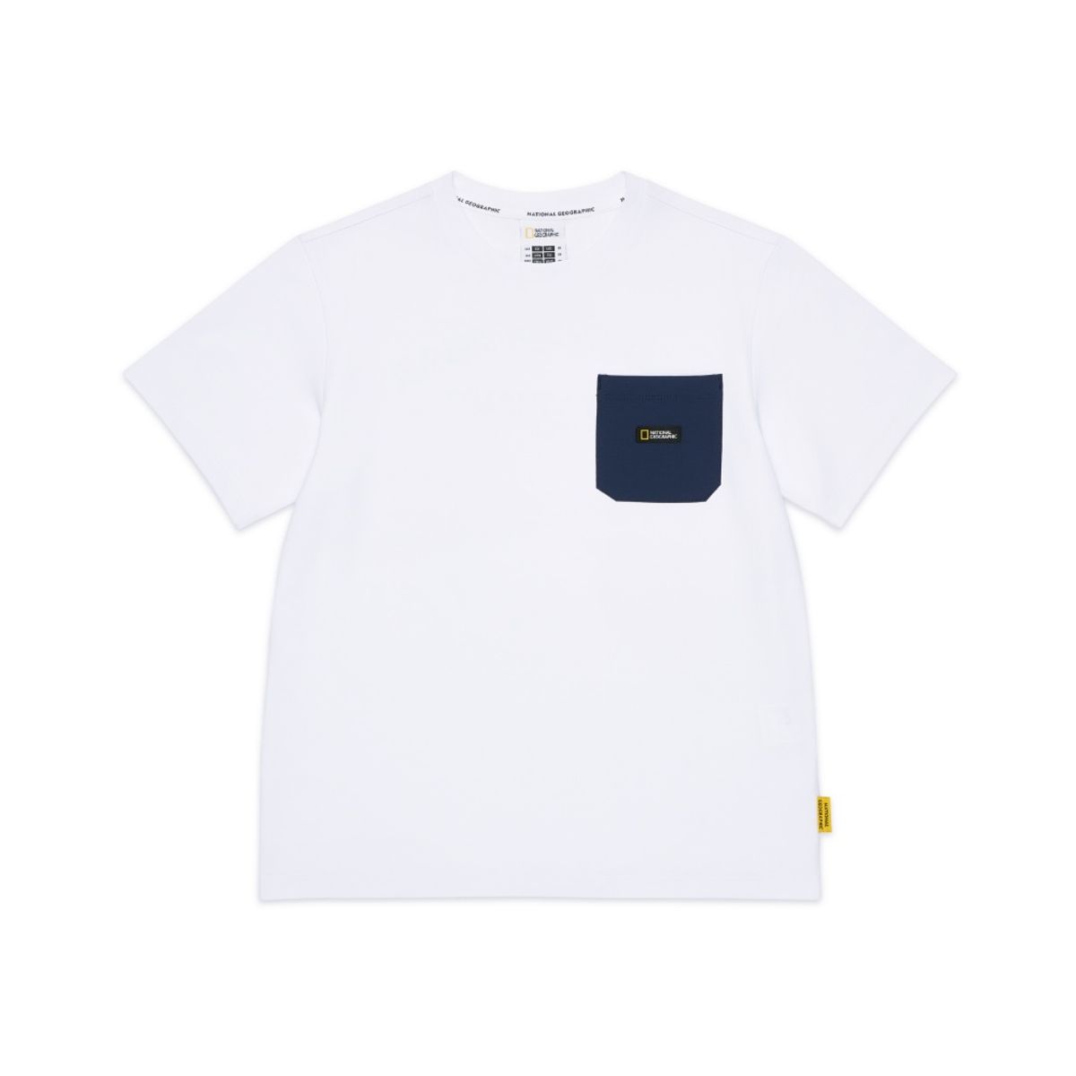 내셔널지오그래픽 키즈(NATIONAL GEOGRAPHIC KIDS) K252UPB910 5부 상하 SET WHITE