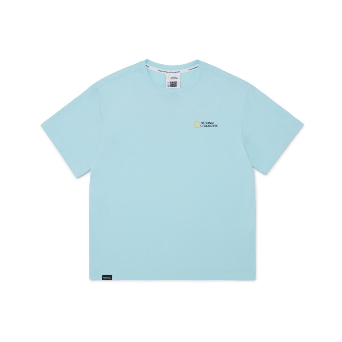 내셔널지오그래픽 키즈(NATIONAL GEOGRAPHIC KIDS) K252UPB902 냉감 5부 상하 SET AQUA