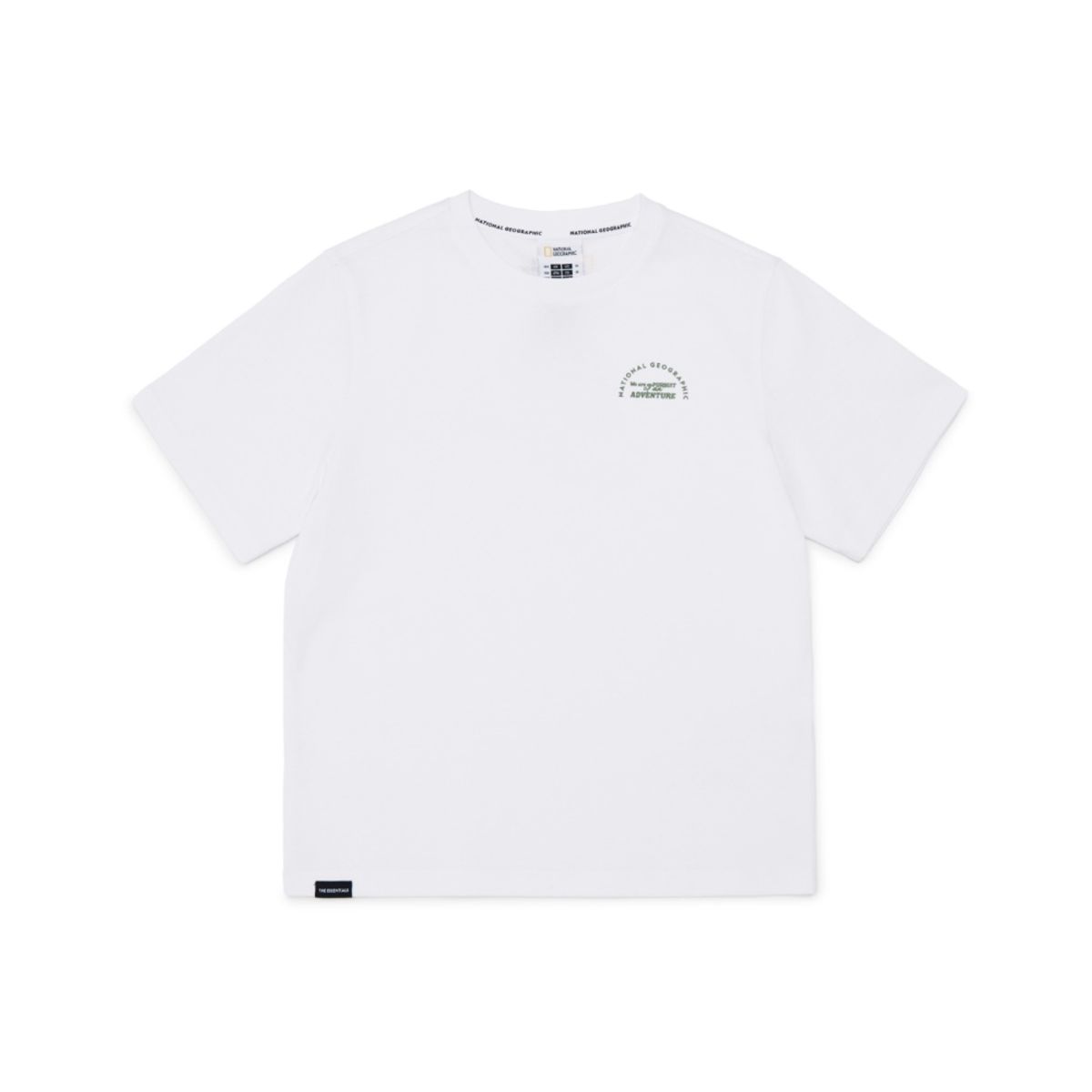 내셔널지오그래픽 키즈(NATIONAL GEOGRAPHIC KIDS) K252UPB901 5부 상하 SET WHITE