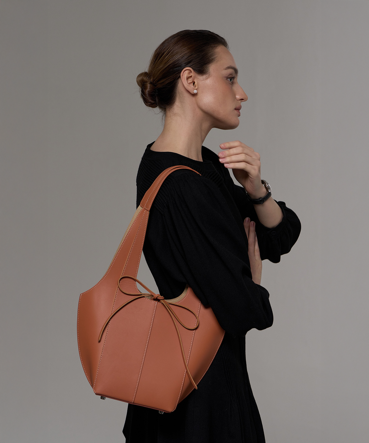 제마 에르베 르 코티디앙(ZEMA ÉLEVER LE QUOTIDIEN) Onnete Tote Bag S - Camel Tan (오네뜨 토트백 S)