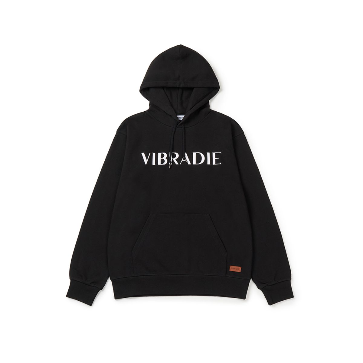 바이브라디(VIBRADIE) VB 여성 로고 블랙 후드티