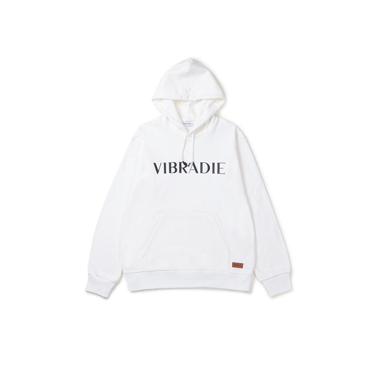 바이브라디(VIBRADIE) VB 여성 로고 화이트 후드티