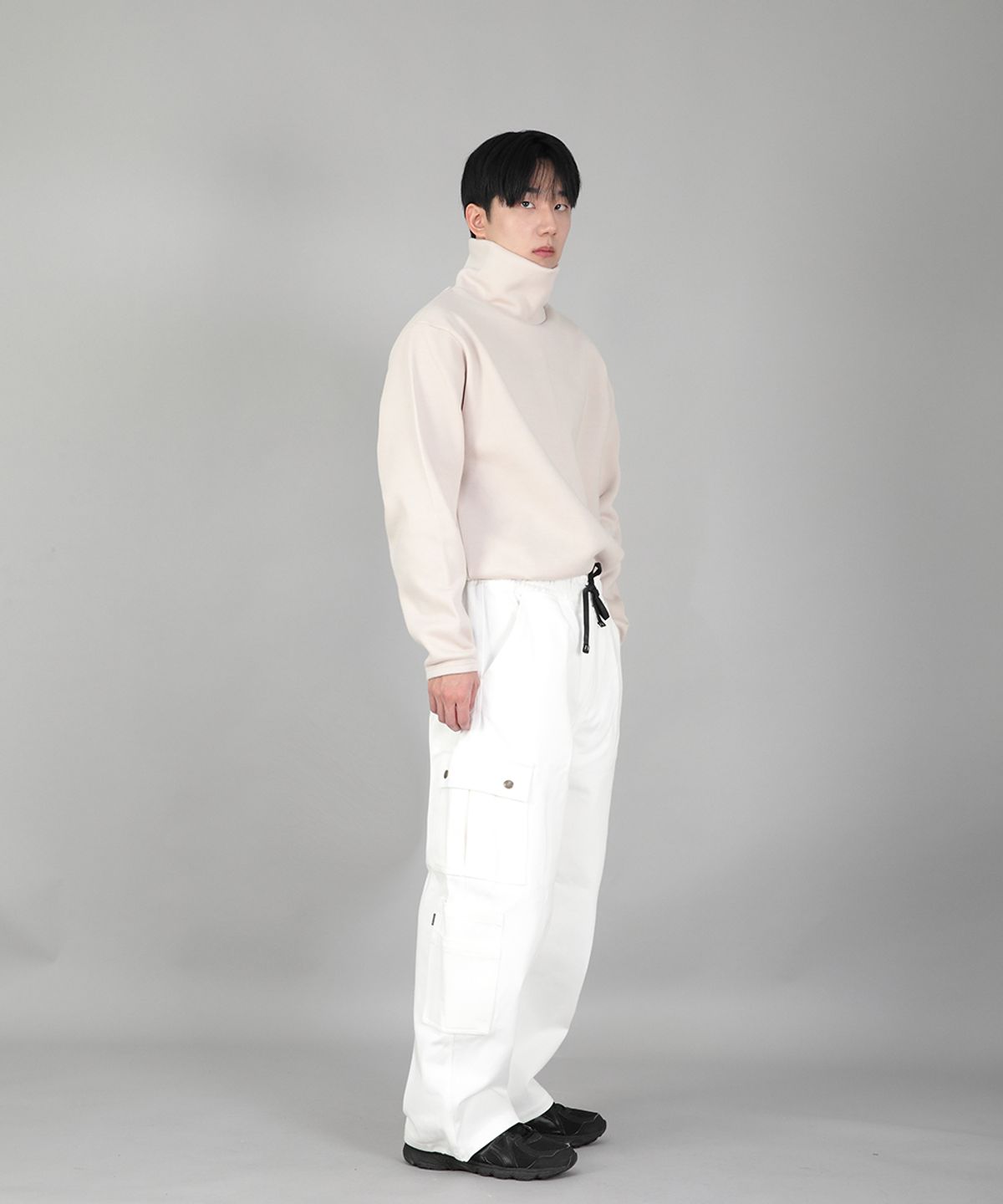 세인트크루(SAINTCREW) 더블카고 스트링 조거팬츠 DCJ-338 화이트