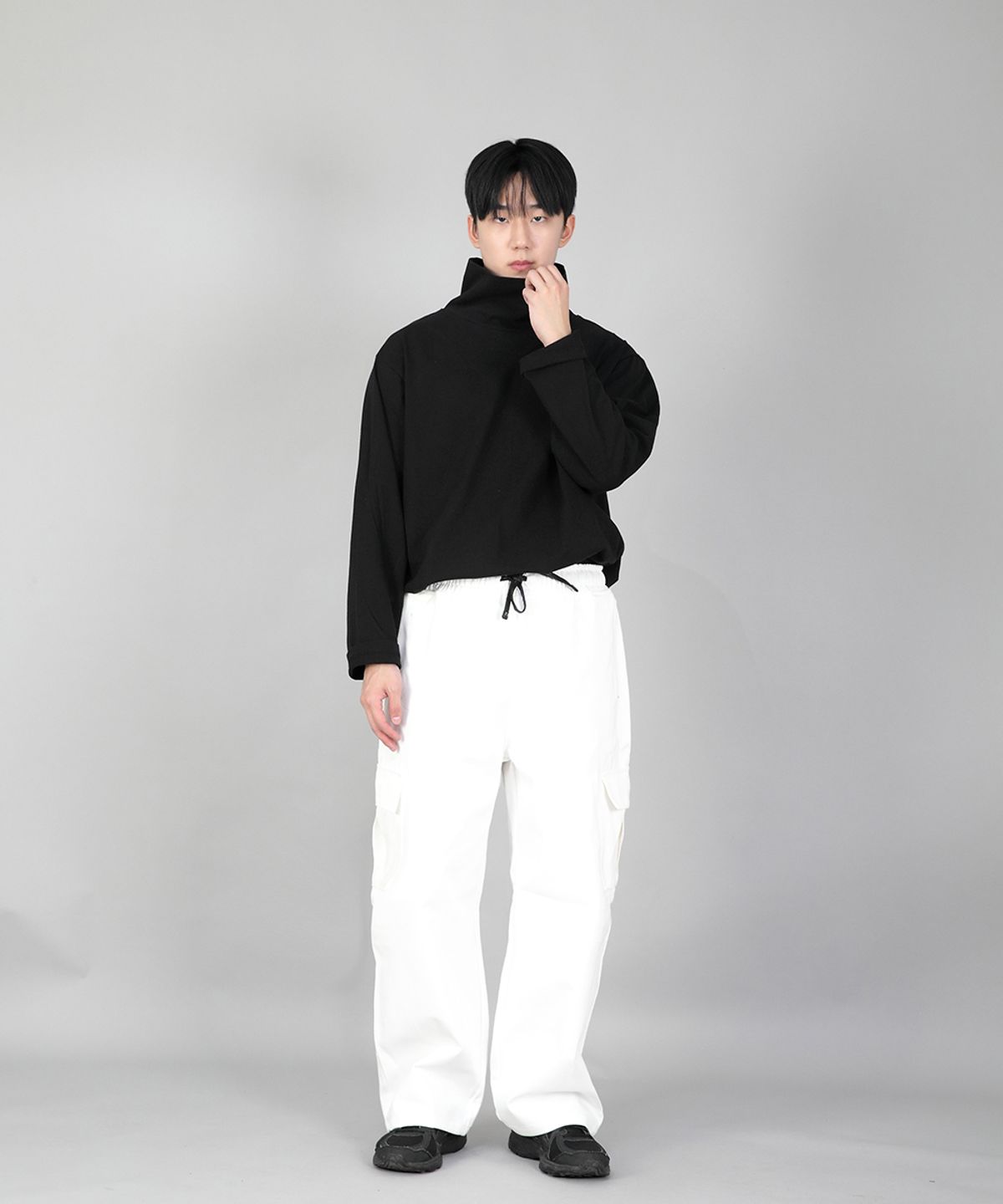 세인트크루(SAINTCREW) 리벳픽스 EX와이드 카고팬츠 REC-360 화이트