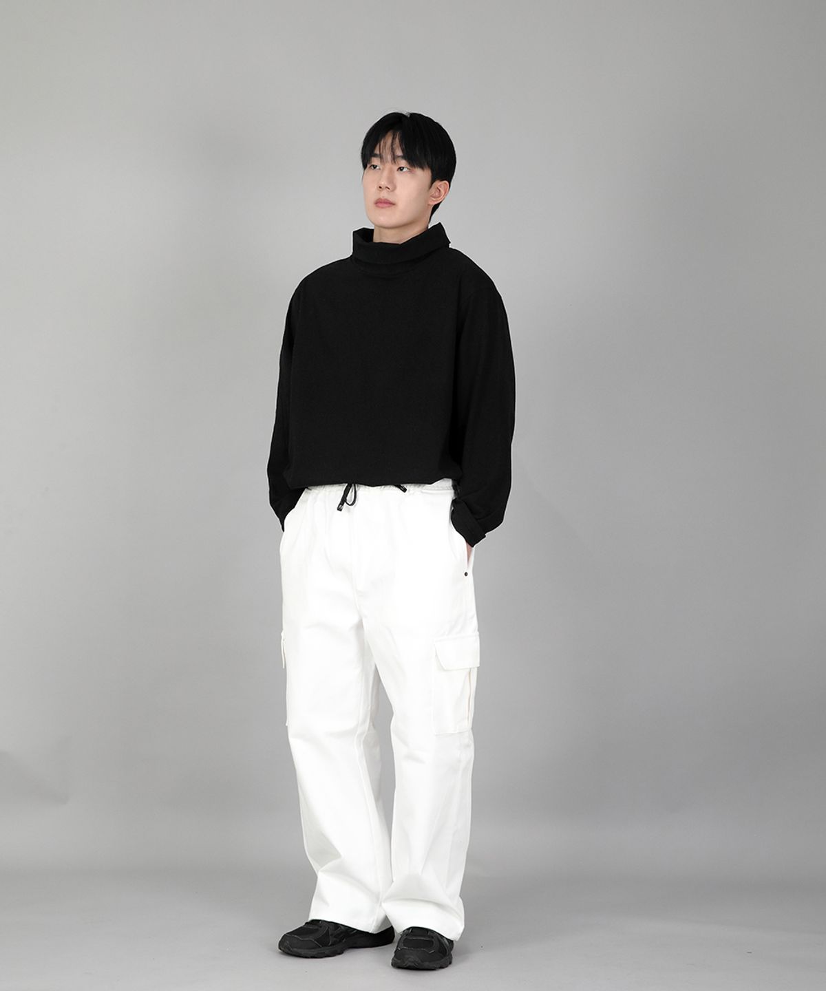 세인트크루(SAINTCREW) 리벳픽스 EX와이드 카고팬츠 REC-360 화이트