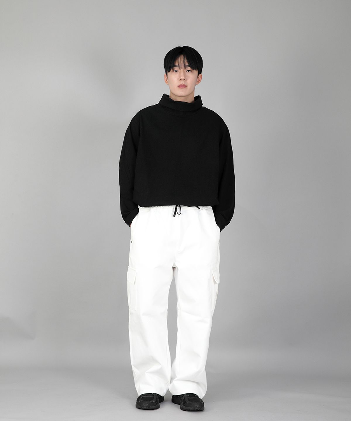 세인트크루(SAINTCREW) 리벳픽스 EX와이드 카고팬츠 REC-360 화이트