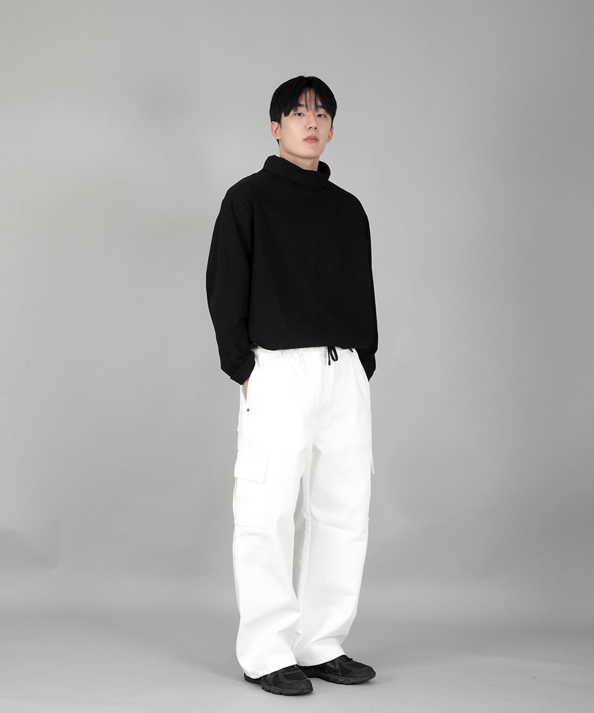 세인트크루(SAINTCREW) 리벳픽스 EX와이드 카고팬츠 REC-360 화이트