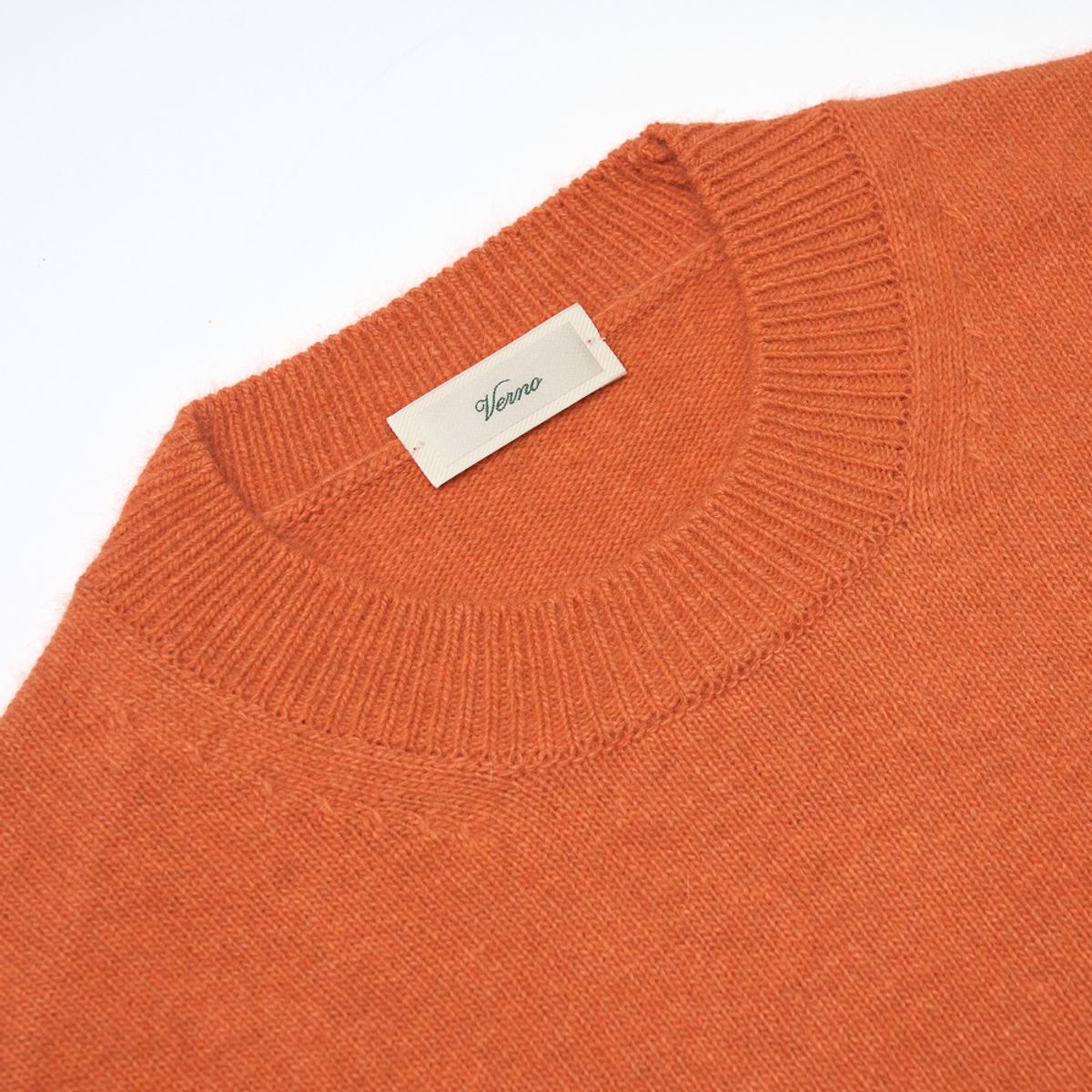 베르노(VERNO) 24FW Fox Crew-neck Knit Orange