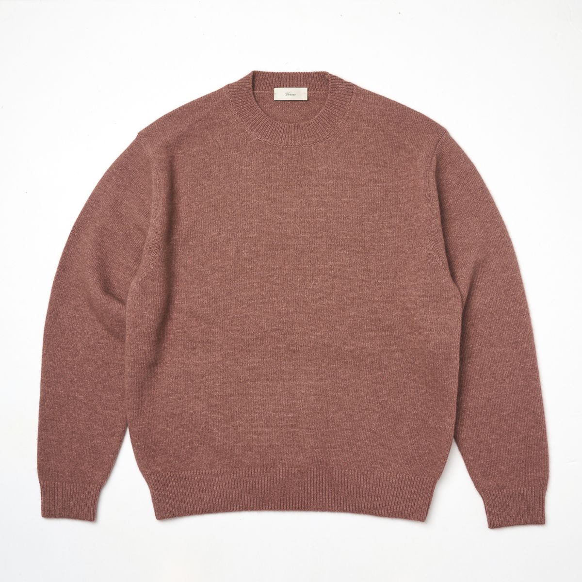 베르노(VERNO) 24FW Fox Crew-neck Knit Rose
