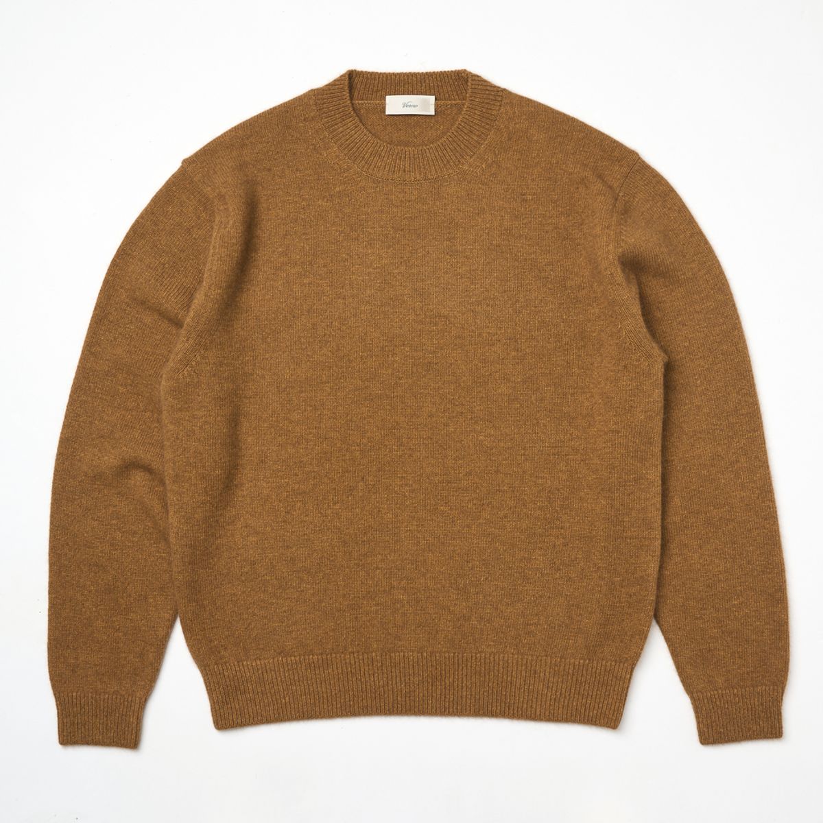 베르노(VERNO) 24FW Fox Crew-neck Knit Lux-Brown
