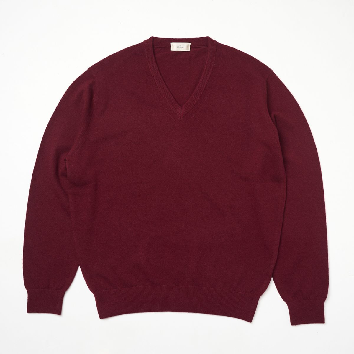 베르노(VERNO) 24FW V-neck Knit Burgundy