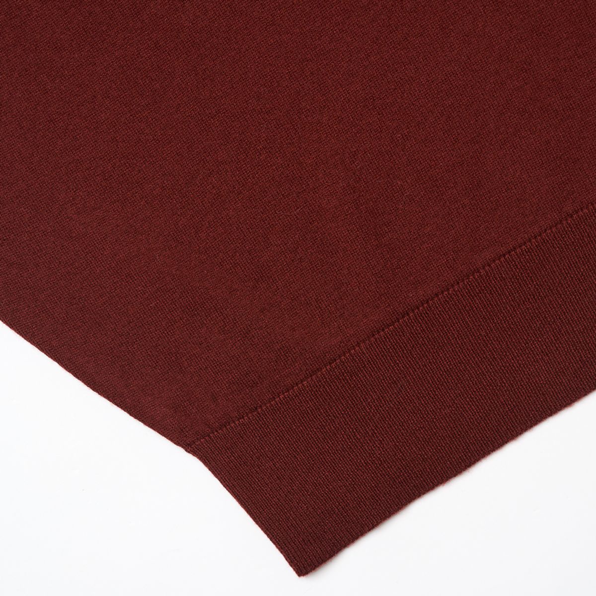 베르노(VERNO) 25SS Cashtouch Long Sleeve Polo Knit Burgundy
