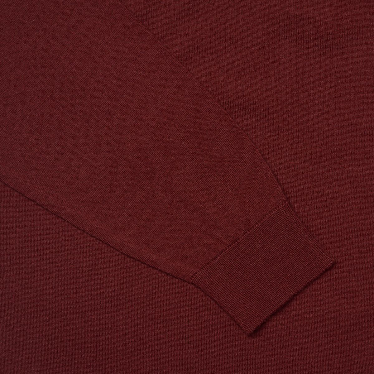 베르노(VERNO) 25SS Cashtouch Long Sleeve Polo Knit Burgundy