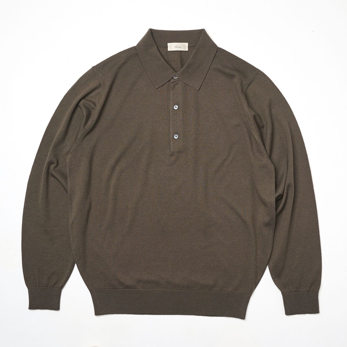베르노(VERNO) 25SS Cashtouch Long Sleeve Polo Knit Chimney